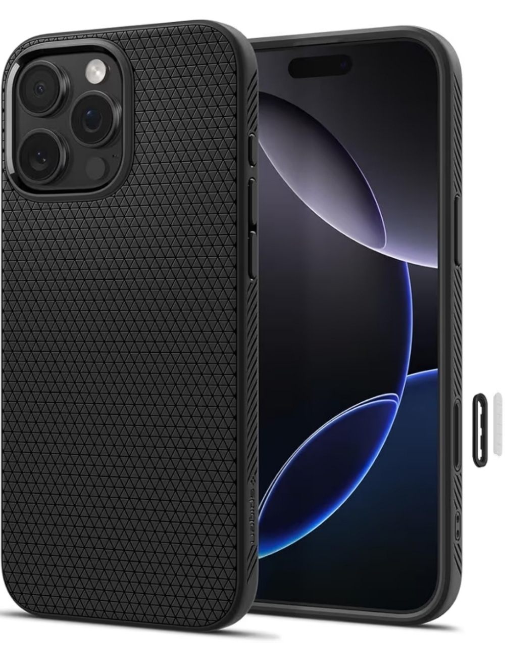 Spigen for iPhone 16 Pro Max Case, Liquid Air T MagFit - Matte Black